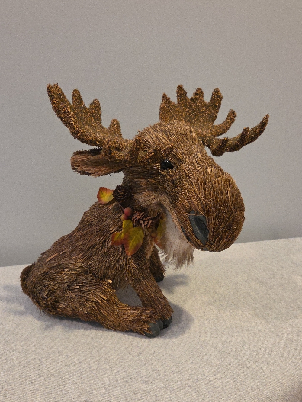 Pier 1 Moose Decor Made Of Straw